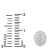 0.50 Cts Oval Shaped Lab-Grown Halo Diamond Earrings in 14K White Gold
(G-H, VS-SI, 0.50 Cttw)