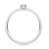 0.25Ct Petite ring with Oval Lab Grown Diamond in 14K gold