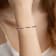 Red Enamel Paperclip Bracelet In Sterling Silver 1.6ctw