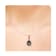 Black and White Diamond Halo Pendant With Chain Pear Drop in 14K Rose
Gold With Chain (1.41 Cttw)