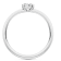 0.25Ct Petite ring with Oval Lab Grown Diamond in 14K gold