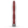 Red Enamel and Lab Diamond Stacking Ring In Sterling Silver