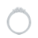 1.00 Ct Oval Shaped Lab-Grown Diamond Three Stone Ring Set in 14K White Gold