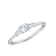 0.30Ct Petite Kite Cushion Ring with Baguettes on side Lab Grown Diamond
in 14K gold