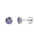 10 Karat White Gold Alexandrite Stud Earrings For Women