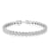 10.00Ct Round Four Prong 7 inch Flower Bracelet in Lab Grown Diamond in
10K gold (10.00Ct FG-VS-SI)