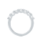1.50 Ct Emerald Cut seven stone Lab-Grown Diamond band set Horizontal in
14K White Gold