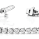 5.00Ct Round Three Prong 7 inch Tennis Bracelet in Lab Grown Diamond in
14K gold.