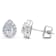 0.50Cts Pear Shaped Lab-Grown Diamond Earrings in 14K White Gold (F-G,
VS-SI, 0.50Cttw)