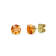 10 Karat Yellow Gold Citrine Stud Earrings For Women
