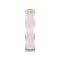Pink Enamel and Lab Diamond Ring In Sterling Silver