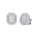 0.75 Cts Emerald Cut Lab-Grown Halo Diamond Earrings in 14K White Gold
(F-G, VS-SI, 0.75 Cttw)