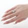 Beverley K 18K White Gold 0.12ctw Diamond Engagement Ring with a Cubic
Zirconia Center