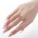 Beverley K 14K Rose Gold Diamond 0.13ctw and Morganite 0.60ctw Ring