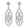 Beverley K 18K White Gold Art Deco Inspired 0.94ctw Diamond Earrings