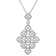 Beverley K 18K White Gold 0.575ctw Diamond Pendant