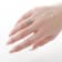 Beverley K 14K White Gold 0.21ctw Diamond Ring Set with a Cubic Zirconia Center