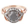 Beverley K 14K Rose gold 0.40ctw Diamond and 2.40ctw Black Diamond Ring