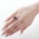 Beverley K 14K Rose gold 0.40ctw Diamond and 2.40ctw Black Diamond Ring