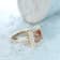 Gin & Grace 14K Yellow Gold Natural Brown and White Diamonds Ring