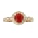 Gin & Grace 14K Rose Gold Natural Fire Opal With Real Diamond
Wedding Bridal Ring