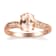 Gin & Grace 10K Rose Gold Morganite and Diamond Ring