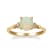 Gin & Grace 14K Yellow Gold White Natural Ethiopian Opal With Real
Diamond (I1) Ring
