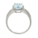 Gin & Grace 14K White Gold 1.75Ct Aquamarine & Diamond Ring