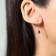 Gin & Grace 14K White Gold Real Diamond LeverBack Earring with
Genuine Blue Tanzanite