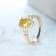 Gin & Grace 14K Yellow Gold Natural Brown and White Diamonds Ring