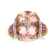Gin & Grace 14k Rose Gold Morganite With Diamond Ring