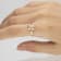 Gin & Grace 10K Rose Gold Real Diamond Anniversary Engagement Ring
(I1) with Genuine Morganite