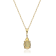 Gin & Grace 10K Yellow Gold Real Diamond(I1) Statement Pendant
Necklace with Natural Opal