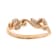 Gin & Grace 14K Rose Gold Natural White Diamonds Ring