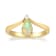 Gin & Grace 10K Yellow Gold Real Diamond Anniversary Ring (I1) with
Natural Ethiopian Opal