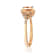 Gin & Grace 14K Rose Gold Morganite and Diamond Ring