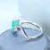 Gin and Grace 18K White Gold Natural Zambian Emerald Ring with Real Diamonds
