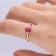 Gin & Grace 10K Yellow Gold Ruby and Diamond Promise Ring