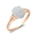Gin & Grace 14K Rose Gold Natural Opal & Real Diamond (I1)
Statement Ring