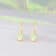 Gin & Grace 14K Yellow Gold Real Diamond(I1) LeverBack Drop Earring
with Natural Australian Opal