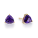 Gin & Grace 14K Yellow Gold Stud Earring with Amethyst