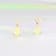 Gin & Grace 14K Yellow Gold Opal and Diamond Drop Earring