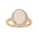 Gin & Grace 14K Yellow Gold Natural Opal & Real Diamond (I1))
Statement Ring