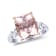 Gin & Grace 14K Two-Tone Gold Morganite and Diamond Ring
