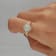 Gin & Grace 10K Yellow Gold Real Diamond Ring (I1) with Natural Opal