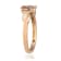 Gin & Grace 10K Rose Gold Morganite and Diamond Ring