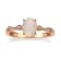 Gin & Grace 14K Rose Gold Opal Ring with Diamond (I1)