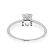 Gin & Grace 925 Sterling Silver Aquamarine with Diamond (I1) Ring