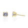 Gin & Grace 10K Yellow Gold Genuine Aquamarine Earring