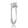 Gin & Grace 14K White Gold Real Diamond Ring (I1)